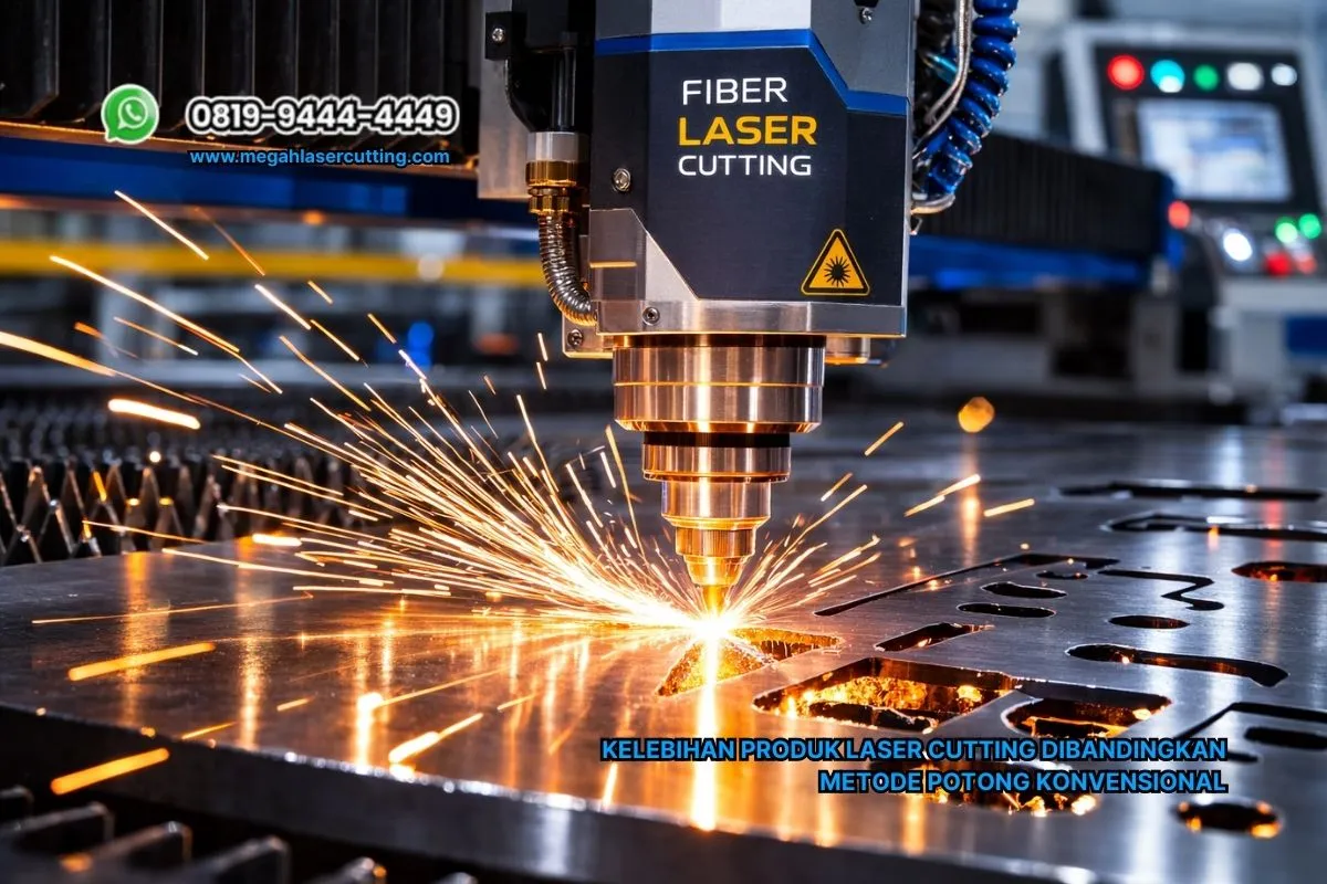 Kelebihan Produk Laser Cutting Dibandingkan Metode Potong Konvensional