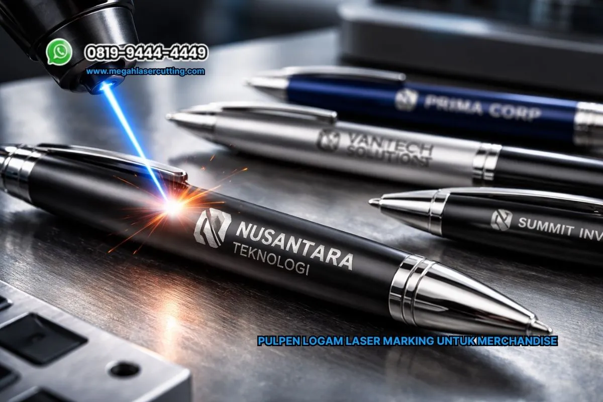 Pulpen Logam Laser Marking untuk Merchandise