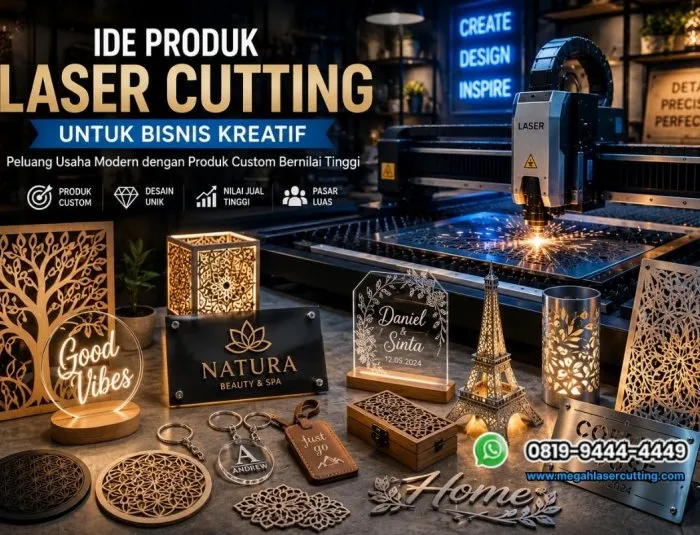 Ide Produk Laser Cutting untuk Bisnis Kreatif