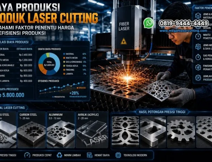 Biaya Produksi Produk Laser Cutting dan Faktor Penentunya