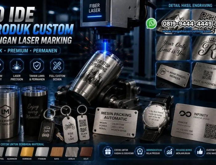 10 Ide Produk Custom dengan Laser Marking