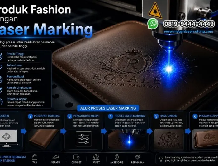 Produk Fashion dengan Laser Marking