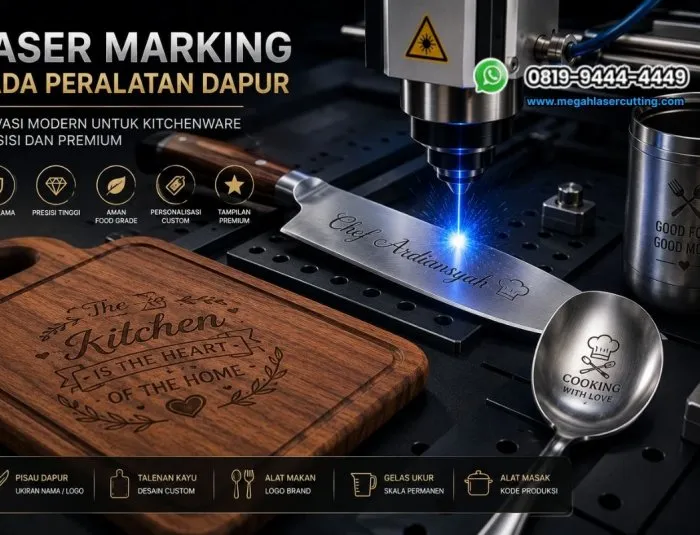 Laser Marking pada Peralatan Dapur