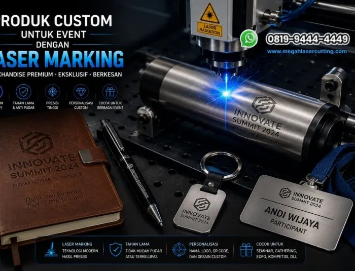 Produk Custom untuk Event dengan Laser Marking