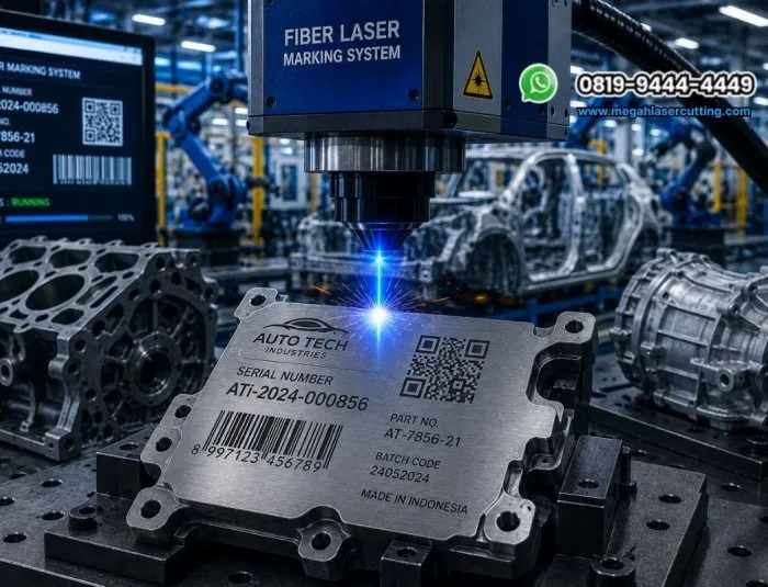 Manfaat Laser Marking Plat Besi untuk Industri Otomotif