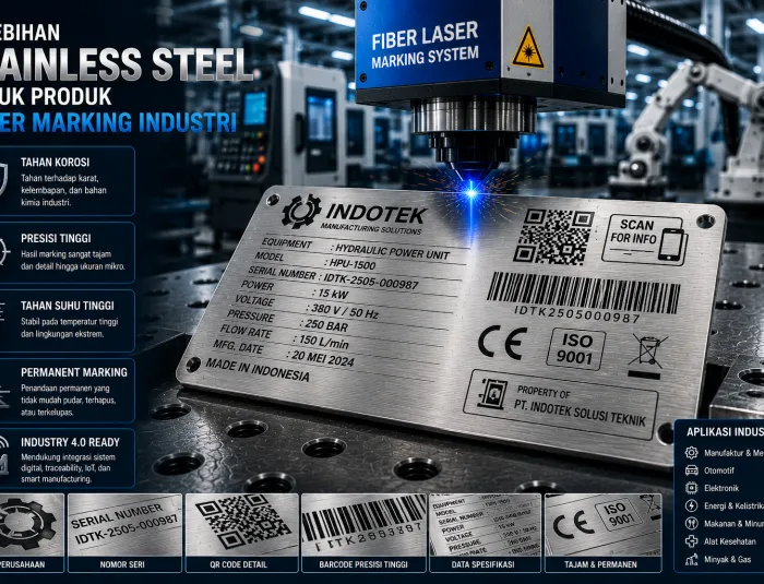 Kelebihan Stainless Steel untuk Produk Laser Marking Industri