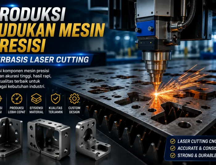 Produksi Dudukan Mesin Presisi