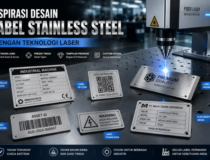 Inspirasi Desain Label Stainless Steel dengan Teknologi Laser