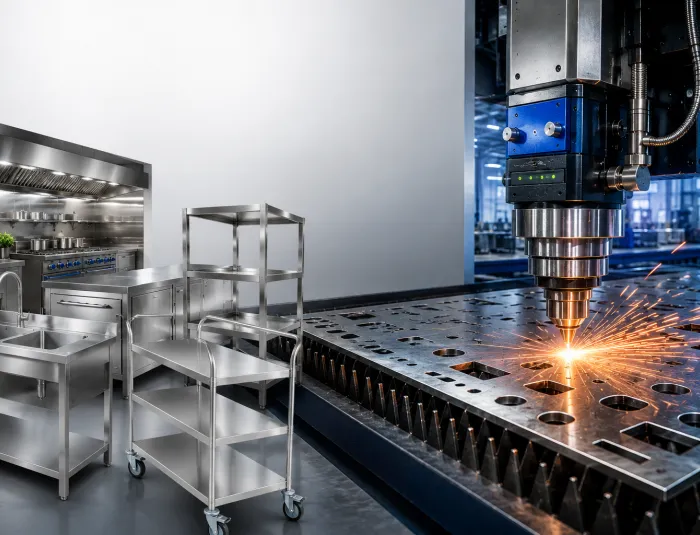 Jasa Laser Cutting Stainless untuk Kitchen Equipment