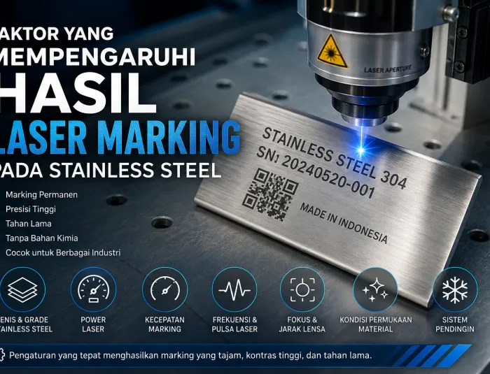 Faktor yang Mempengaruhi Hasil Laser Marking pada Stainless Steel