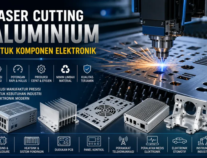 Laser Cutting Aluminium untuk Komponen Elektronik