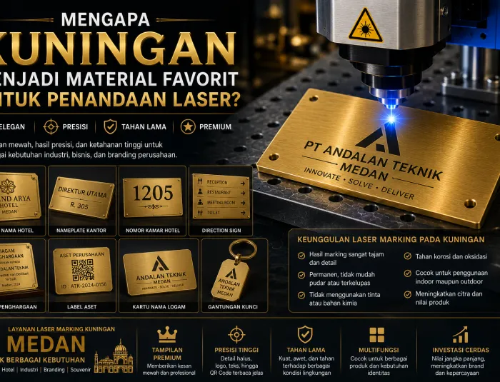 Mengapa Kuningan Menjadi Material Favorit untuk Penandaan Laser