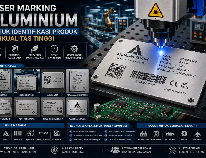 Laser Marking Aluminium untuk Identifikasi Produk Berkualitas Tinggi