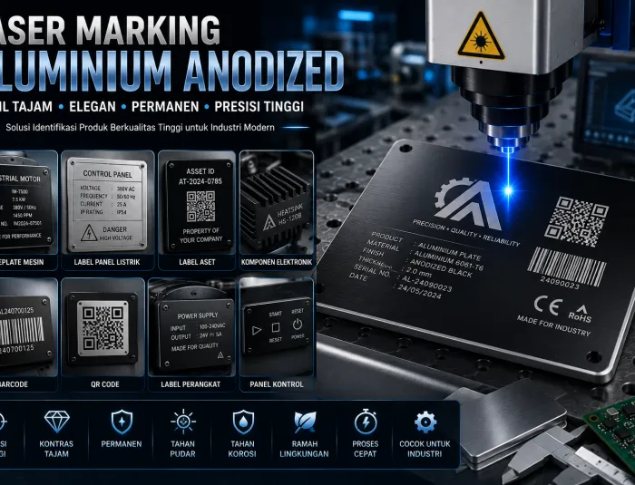 Laser Marking Aluminium Anodized: Hasil Tajam dan Elegan