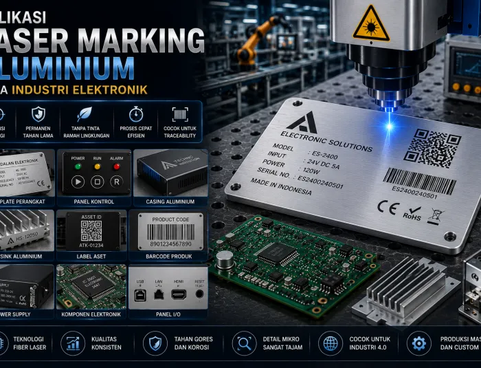 Aplikasi Laser Marking Aluminium pada Industri Elektronik