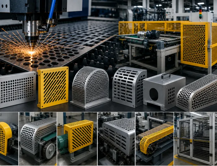 Produk Pelindung Mesin Safety Guard dari Laser Cutting